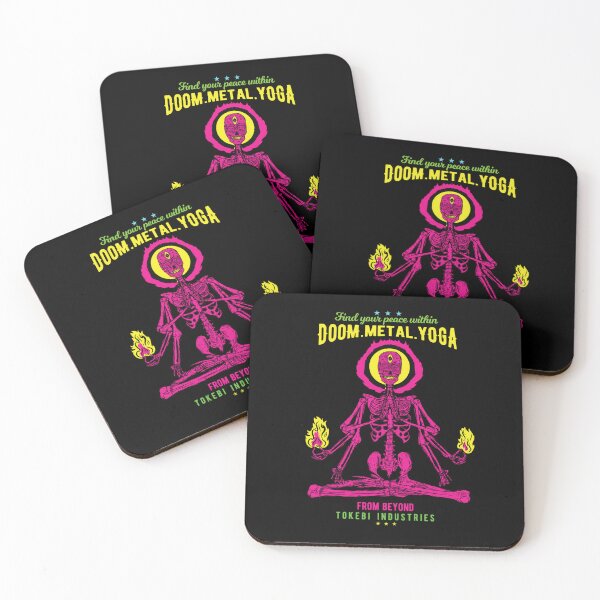 Artikelvorschau, Doom Metal Yoga Totenkopf entworfen und verkauft von tokebi-skulls.