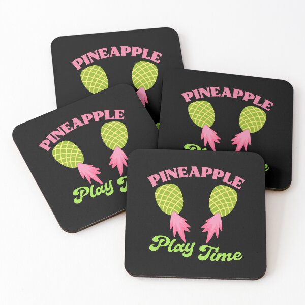 Item preview, Pineapple Play Time Funny Swinger Upside Down Pineapple designed and sold by SharpThreadZ.