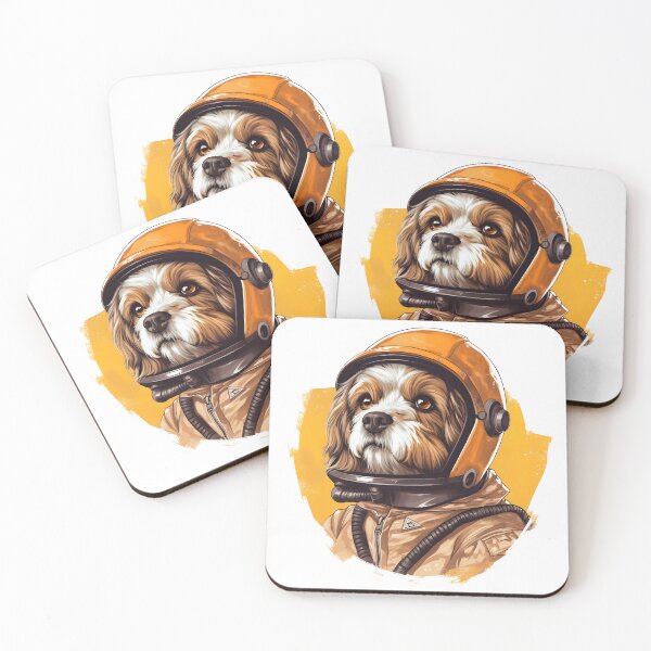 Item preview, Dog Wearing Spacesuit designed and sold by Print-Frenzyy.