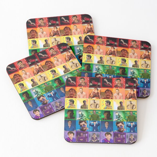 Item preview, Pedro Pascal as the Rainbow Pride Flag designed and sold by Astro-Duck.