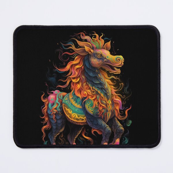 Item preview, Qilin: The Auspicious Dragon-Deer - Chinese Mythology Artwork designed and sold by JLCableStudio.