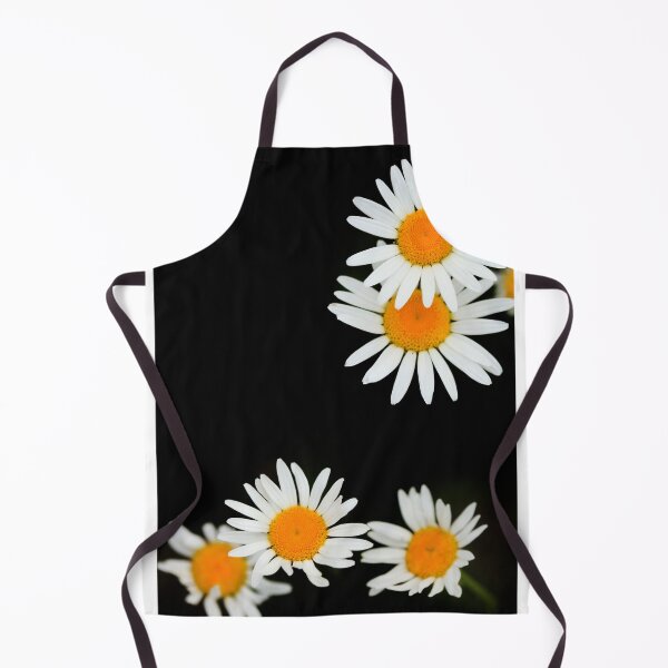 Item preview, Big chamomiles on black background designed and sold by olena2552.