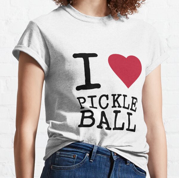 Item preview, I <heart> Pickleball designed and sold by MyNiceShirts.