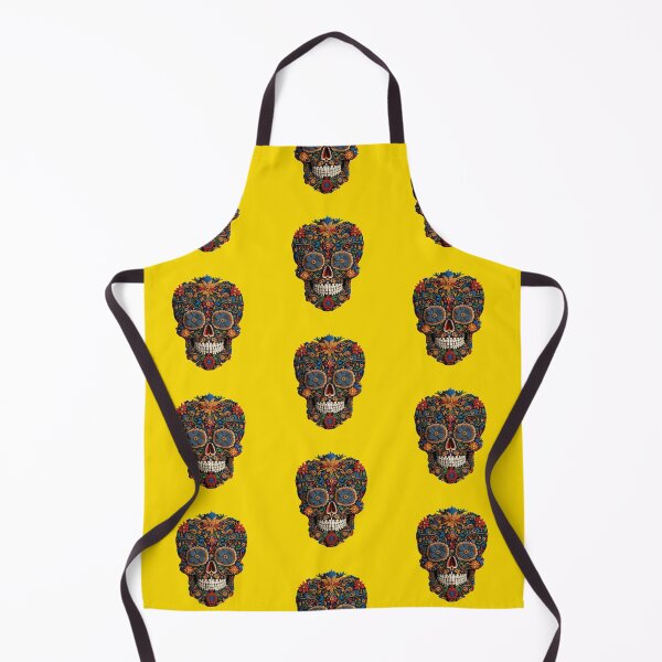 Item preview, Deluxe design made of embroidery skull textile Day of the Dead, Dia de los Muertos designed and sold by Tio-Tecun.