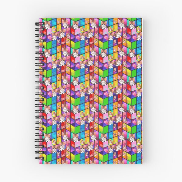 Item preview, Vibrant Colored Glass Cubes and Calico Cat Pattern designed and sold by Aaron2610.