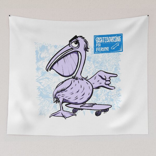 Item preview, Pelican - Skateboarding for everyone designed and sold by motylanoga.