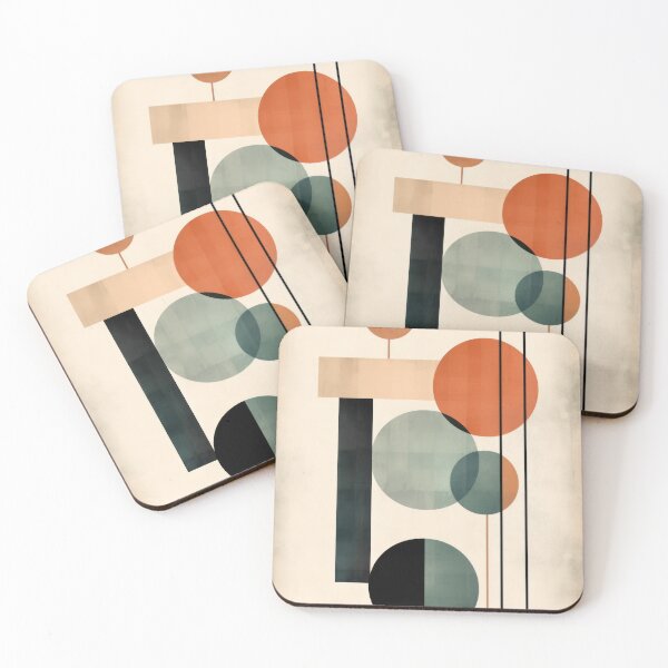Item preview, Abstract geometric artwork Bauhaus designed and sold by Sara-Design2.