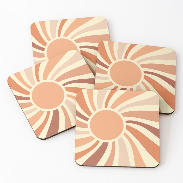 Item preview, Retro Sunburst Groovy Abstract Print designed and sold by printguys.