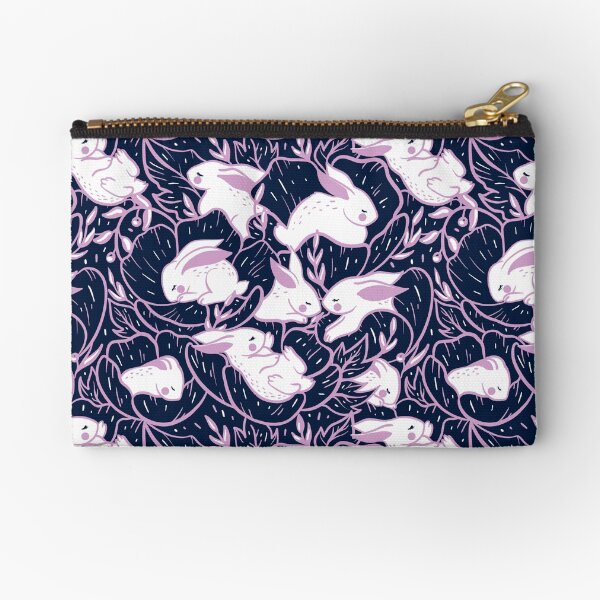 Where the bunnies sleep Zipper Pouch