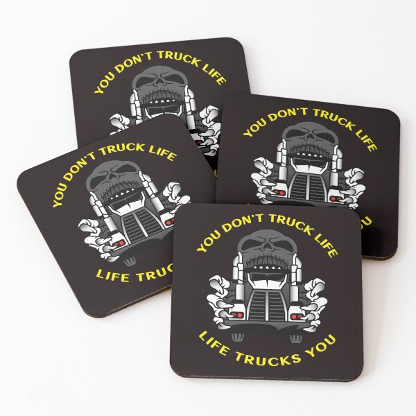 Item preview, Trucker Skull You Don't Truck Life Life Trucks You BlkY designed and sold by TeamsterLife.