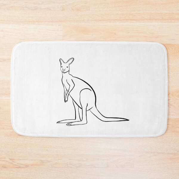 Item preview, Stick figurer kangaroo - Welshdesigns designed and sold by welshdesigns.