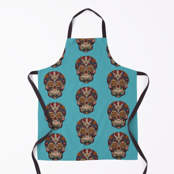 Item preview, Deluxe design made of embroidery skull textile Day of the Dead, Dia de los Muertos designed and sold by Tio-Tecun.