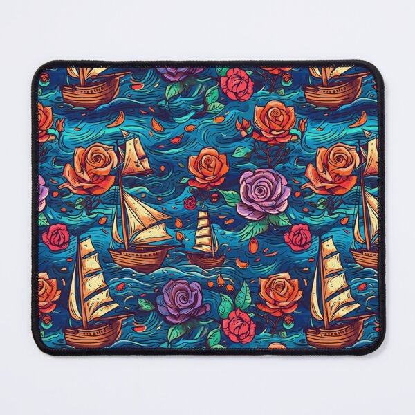 Item preview, Sailing boats pattern designed and sold by BloodRubyz.