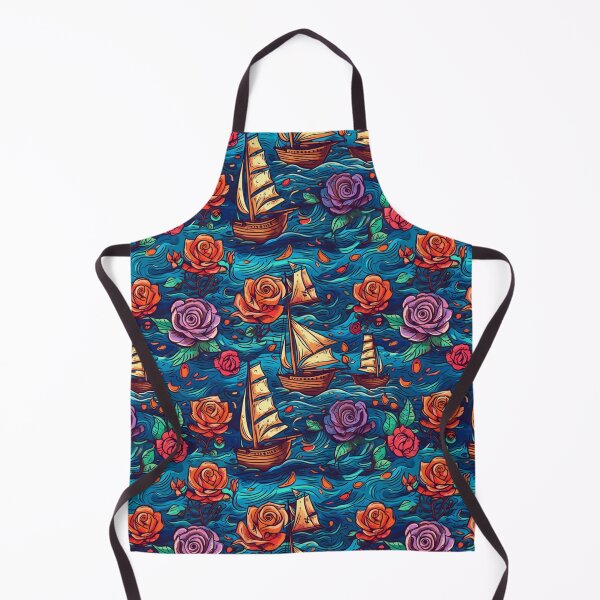 Item preview, Sailing boats pattern designed and sold by BloodRubyz.