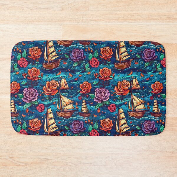 Item preview, Sailing boats pattern designed and sold by BloodRubyz.