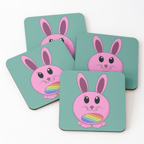 Item preview, Rainbow Jiggle Bunny designed and sold by N4nay.