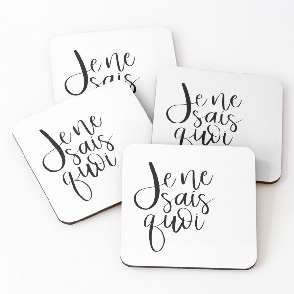 Item preview, JE NE SAIS QUOI designed and sold by KAT TEGS DESIGNS.