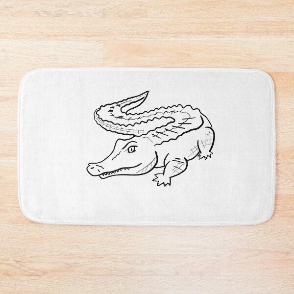 Item preview, Stick figure alligator - Welshdesigns designed and sold by welshdesigns.
