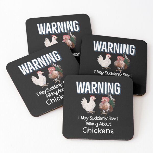 Item preview, Warning I May Suddenly Start Talking About Chickens For Serama Lovers designed and sold by Zurickdesigns.