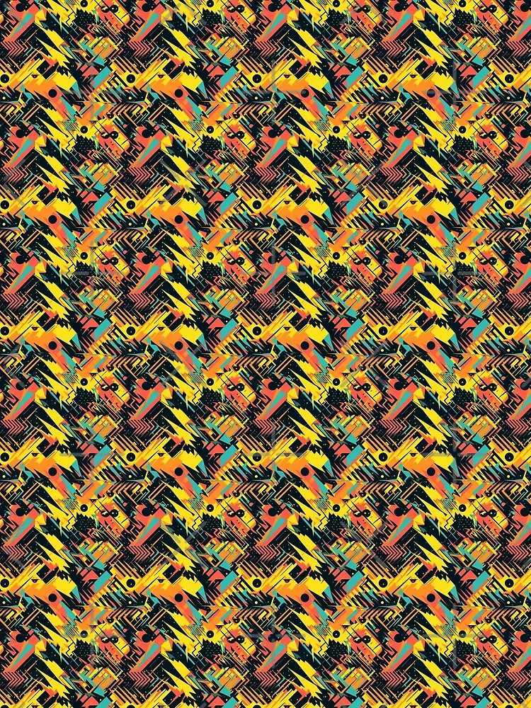 Thumbnail 3 of 3, Scarf, Pulsewave Patterns designed and sold by PixelPatchwork.