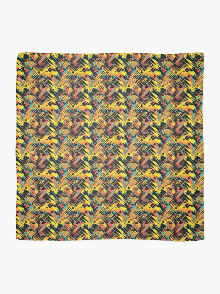 Thumbnail 2 of 3, Scarf, Pulsewave Patterns designed and sold by PixelPatchwork.