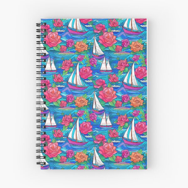 Item preview, Sailing boats pattern designed and sold by BloodRubyz.