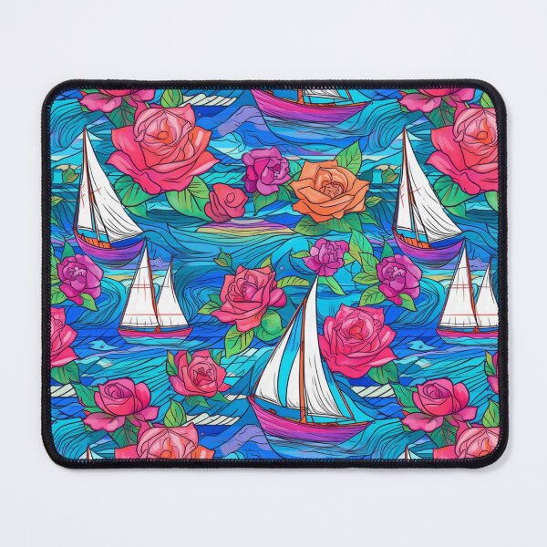 Item preview, Sailing boats pattern designed and sold by BloodRubyz.