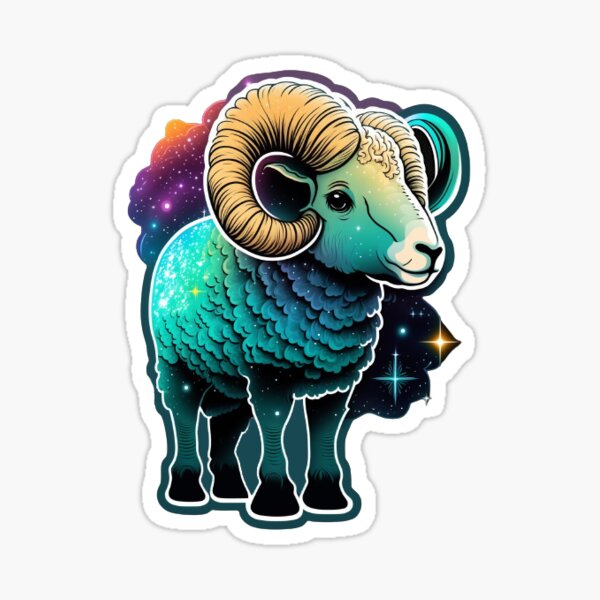 Aries Zodiac | The Ram Sticker