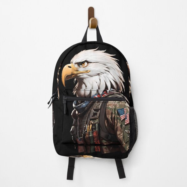 Item preview, Eagle Fighter Pilot 4th of July Memorial Day Tribute 8k designed and sold by Hazmat-AI7.