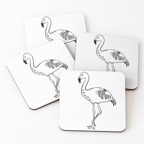 Item preview, Stick figure flamingo  - Welshdesigns designed and sold by welshdesigns.