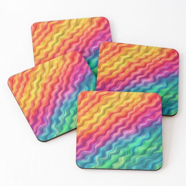 Item preview, Vibrant Spectrum Rainbow Waves Pride Colorful Design designed and sold by BaysparksMedia.