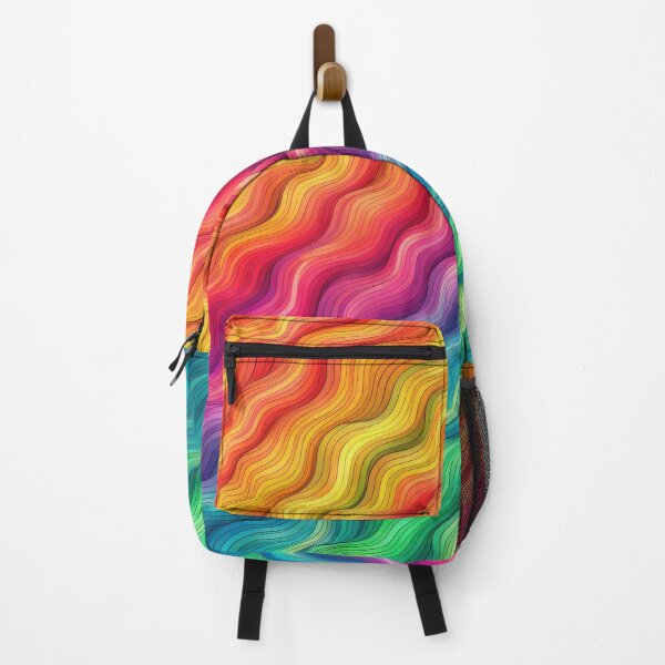 Item preview, Vibrant Spectrum Rainbow Waves Pride Colorful Design designed and sold by BaysparksMedia.