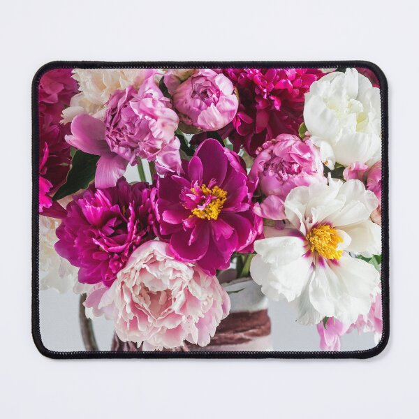 Item preview, Rustic Pitcher of peonies and mock orange designed and sold by AndreaBorden.