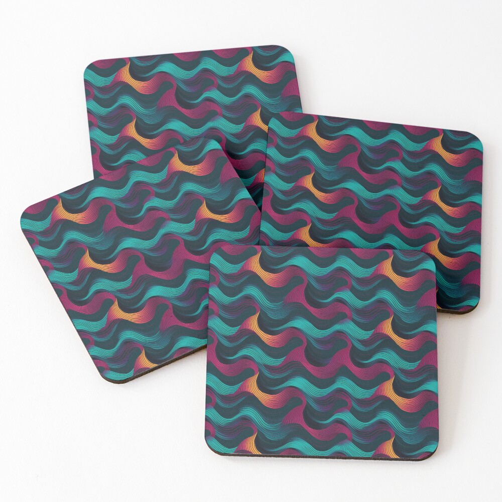 Item preview, Coasters (Set of 4) designed and sold by PixelPatchwork.
