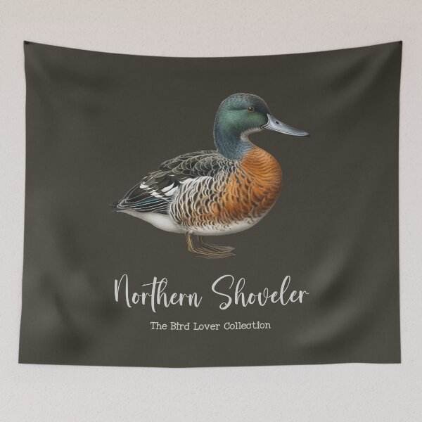 Item preview, Northern Shoveler  - The Bird Lover Collection designed and sold by GoodOldVintage.