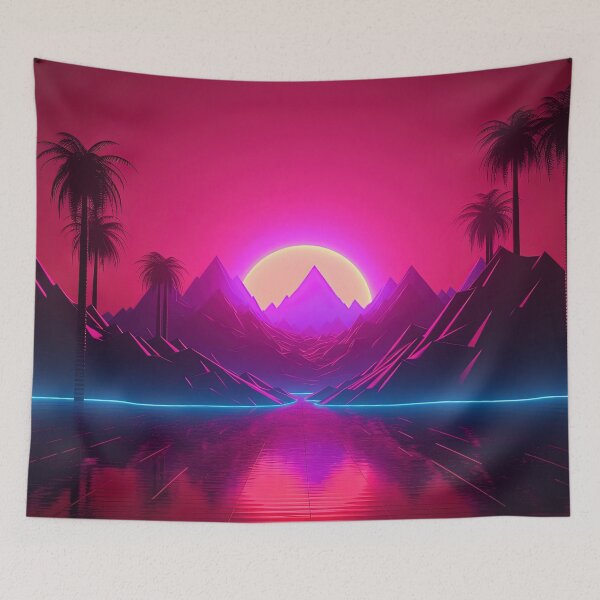 Item preview, Future Fantasy: Synthwave Delight in the Retro Utopia designed and sold by Mullet Monkey.