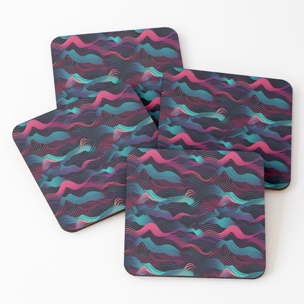 Item preview, Coasters (Set of 4) designed and sold by PixelPatchwork.