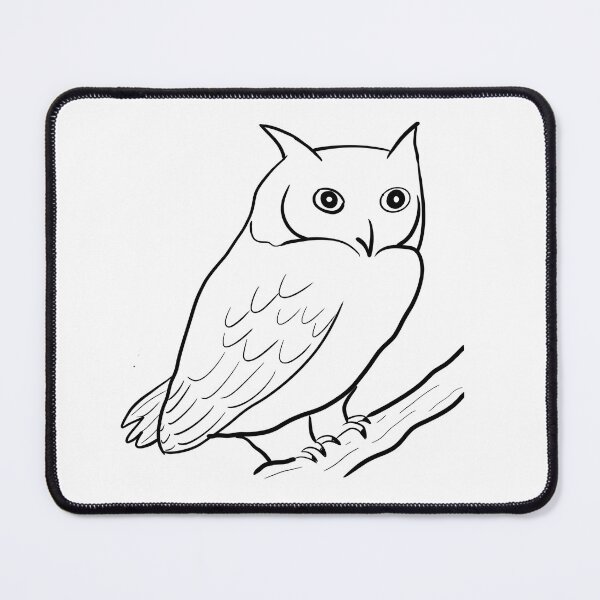 Item preview, Stick figure owl - Welshdesigns designed and sold by welshdesigns.