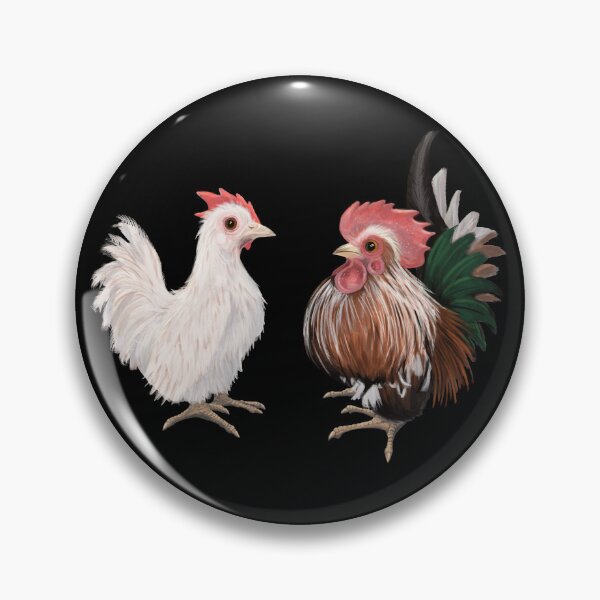 Item preview, Digitally Painted Serama Chickens designed and sold by Zurickdesigns.