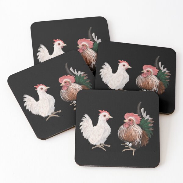 Item preview, Digitally Painted Serama Chickens designed and sold by Zurickdesigns.