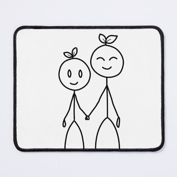 Item preview, Stick figure couple designed and sold by alyz1212.