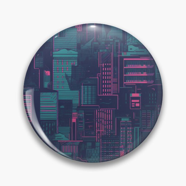 Item preview, Neon Nightscape designed and sold by PixelPatchwork.