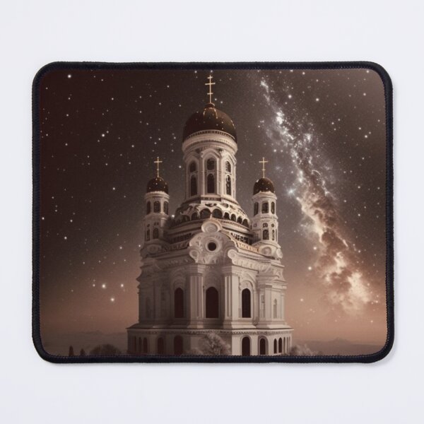 Item preview, Orthodox Church - Onion domes - Starry sky - Digital Art designed and sold by SeraphimDesigns.