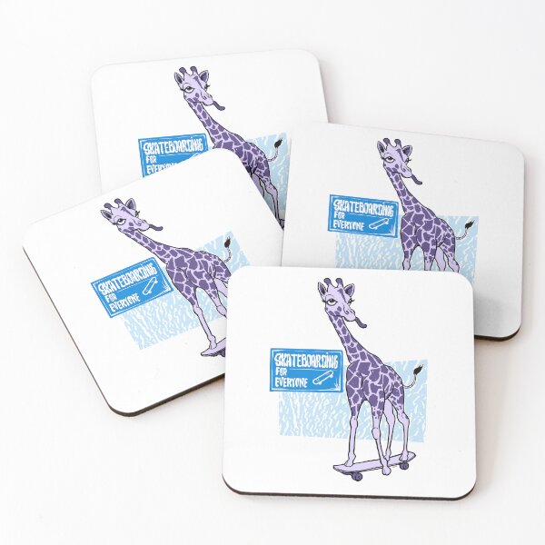 Item preview, Giraffe - Skateboarding for everyone designed and sold by motylanoga.