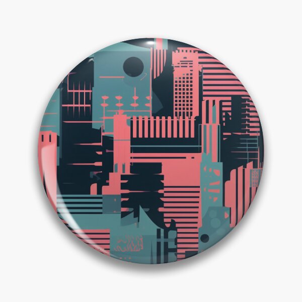 Item preview, Electric Cityscape designed and sold by PixelPatchwork.