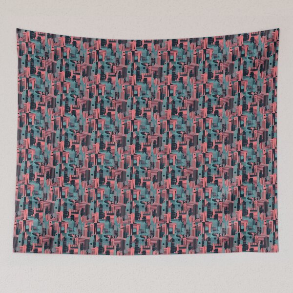 Item preview, Electric Cityscape designed and sold by PixelPatchwork.