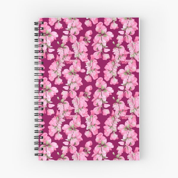 Item preview, Pink floral pattern  designed and sold by florallover444.