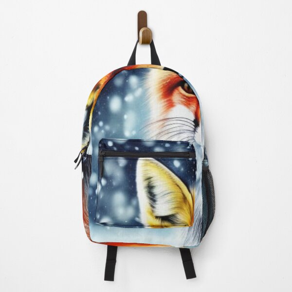 Item preview, Golden fox in winter snow fall  designed and sold by UrsaOasis.