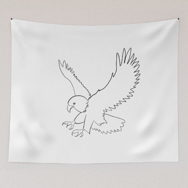 Item preview, Stick figure eagle - Welshdesigns designed and sold by welshdesigns.