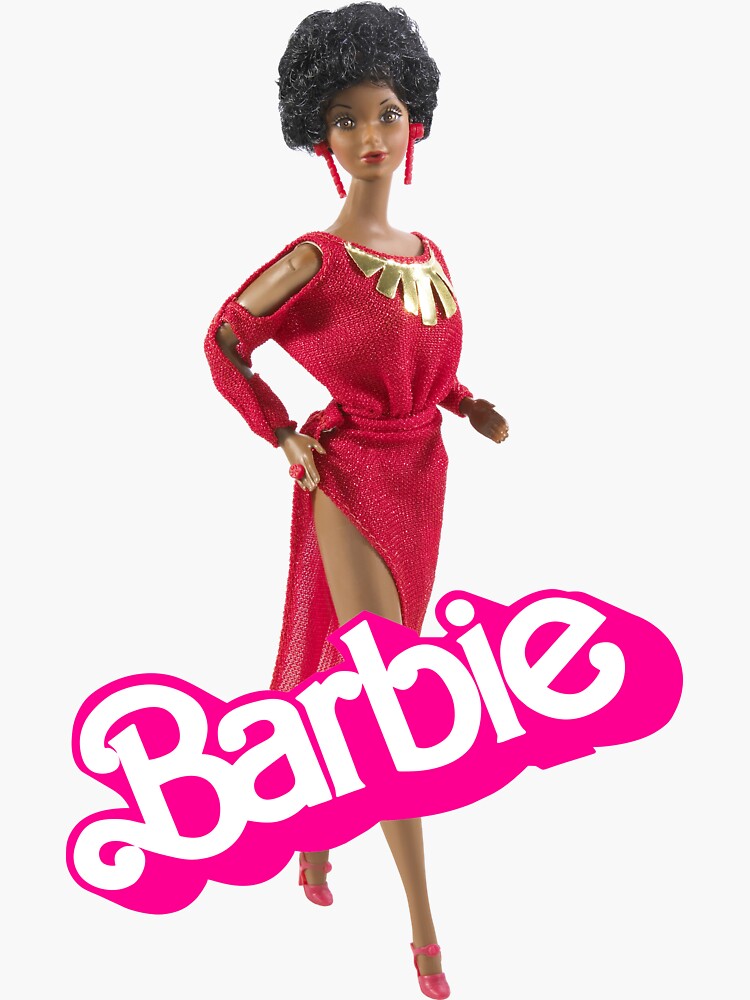 Sticker for Sale avec l'œuvre « Première Barbie noire » de l'artiste Marco  Bottiglieri